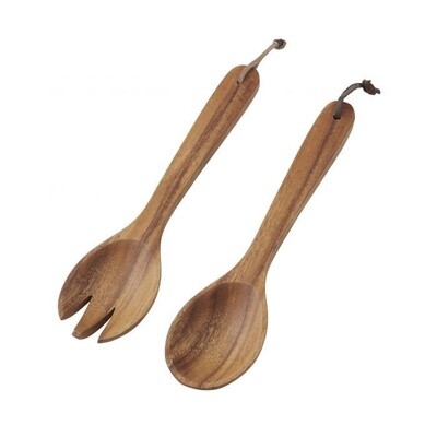 Acacia Salad Servers Set/2 Natural 30.5cm