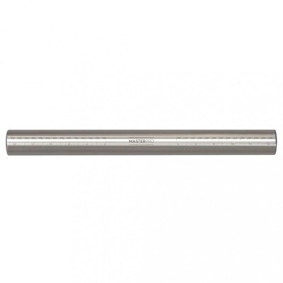 Professional Rolling Pin With Measurements 40X3.5X3.5cm Stainless Steel