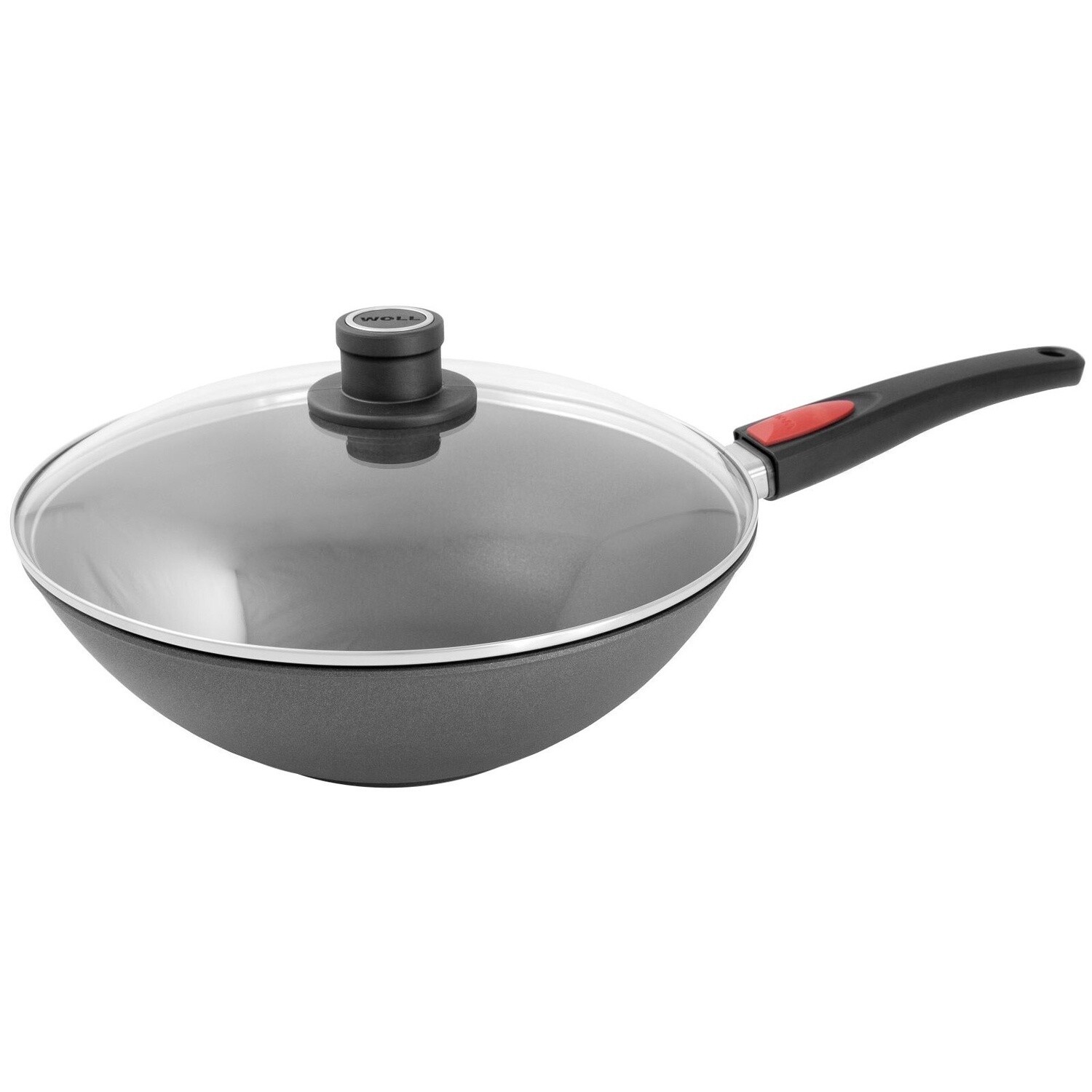 Diamond Lite Induction Detachable Handle Wok With Lid 30Cm