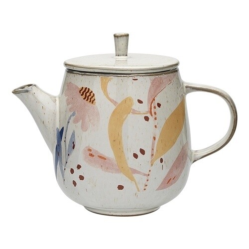 Paper Daisies Teapot With Stainless Steel Strainer 1L