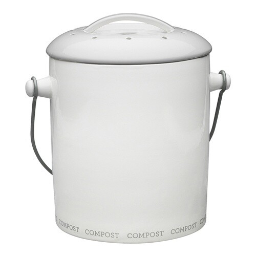 Abode Compost Bin With Filter 23 x 18 x 23cm