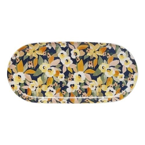 Impatiens Oval Platter 33cm