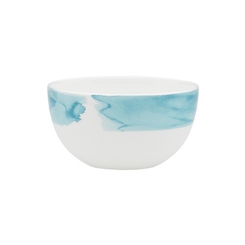 Watercolour Aqua Rice Bowl