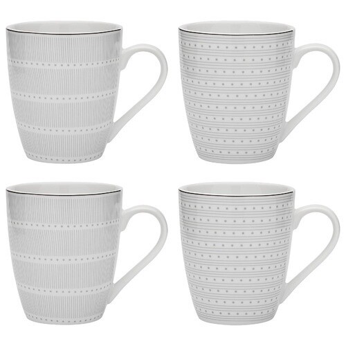 Ellipse Set 4 Mugs 320ml