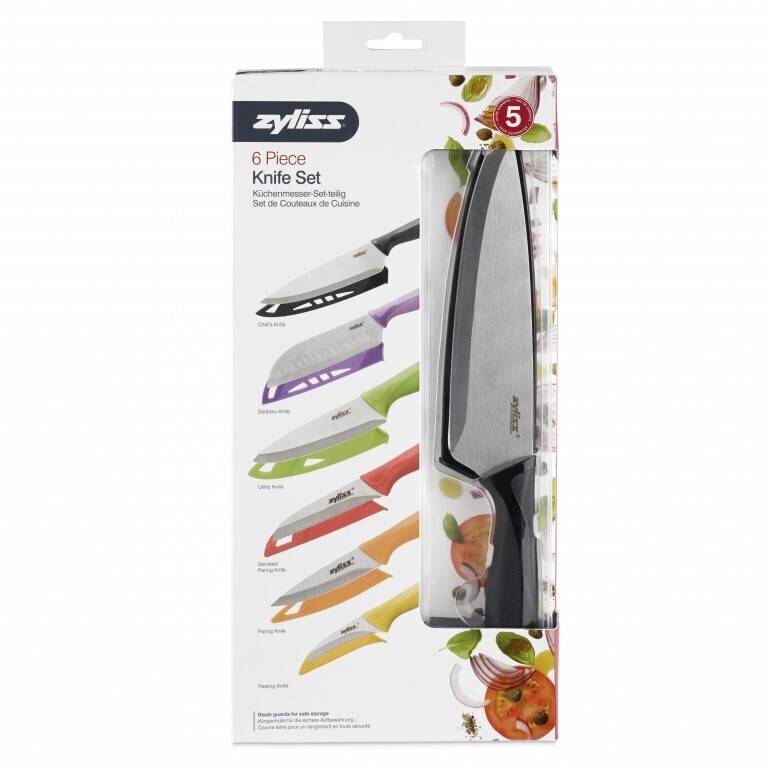 6pc Stainless Steel Knife Set