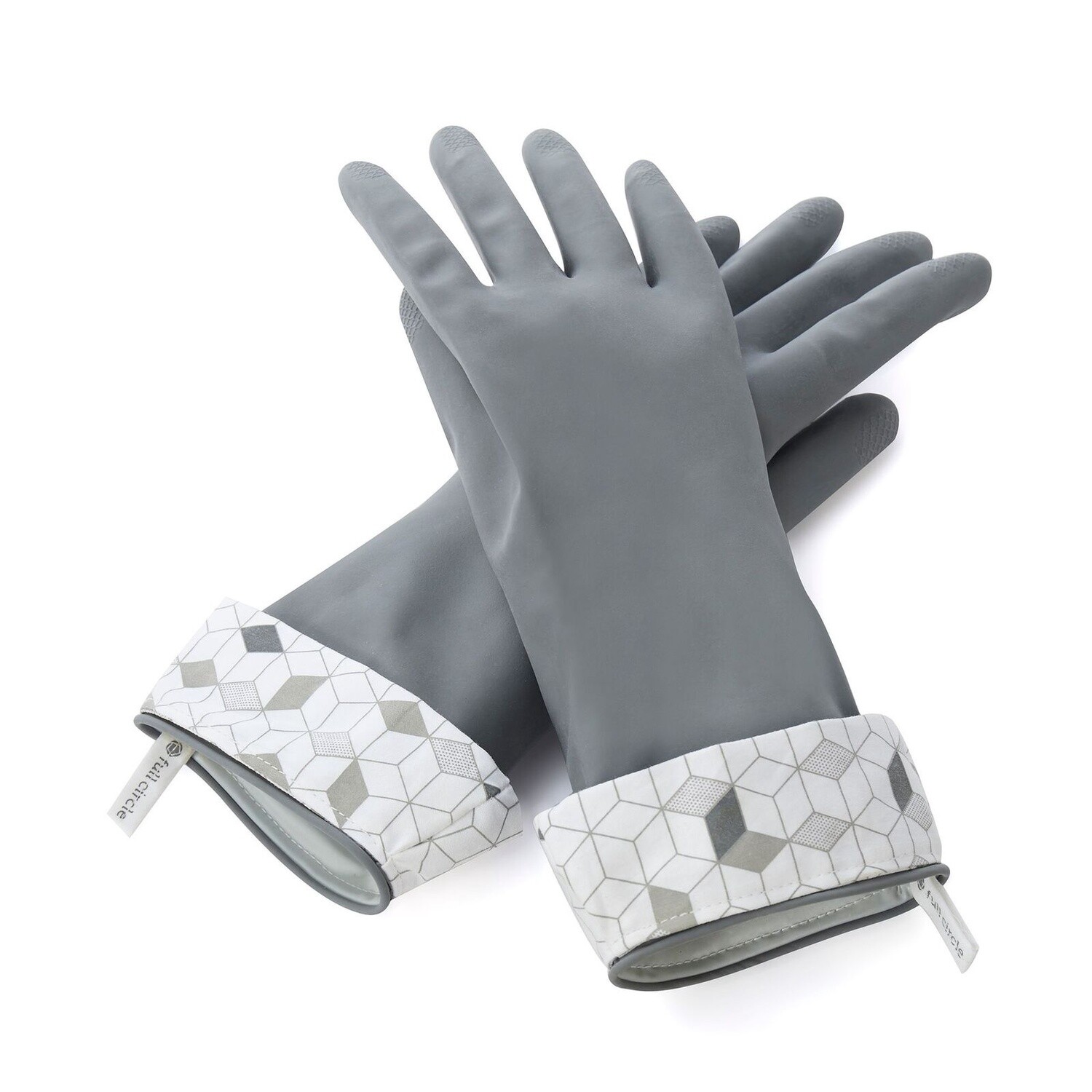 Splash Patrol Natural Latex Cleaning Gloves M/L Grey (prev. ref: 28857)