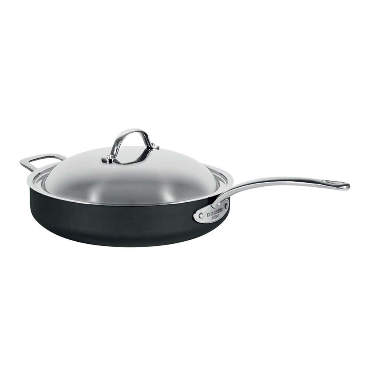 Cinq Etoiles 30cm Saute Pan with Lid &amp; Helper Handle