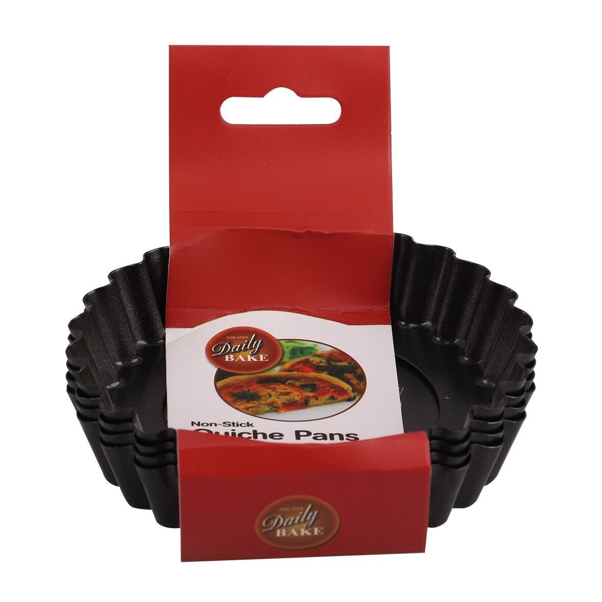 Non-Stick Quiche Pan Loose Base 10Cm Dia. X 2Cm Set 4