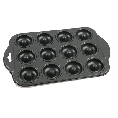 Non-Stick 12 Cup Mini Doughnut Pan Non-Stick 12 Cup Mini Doughnut Pan