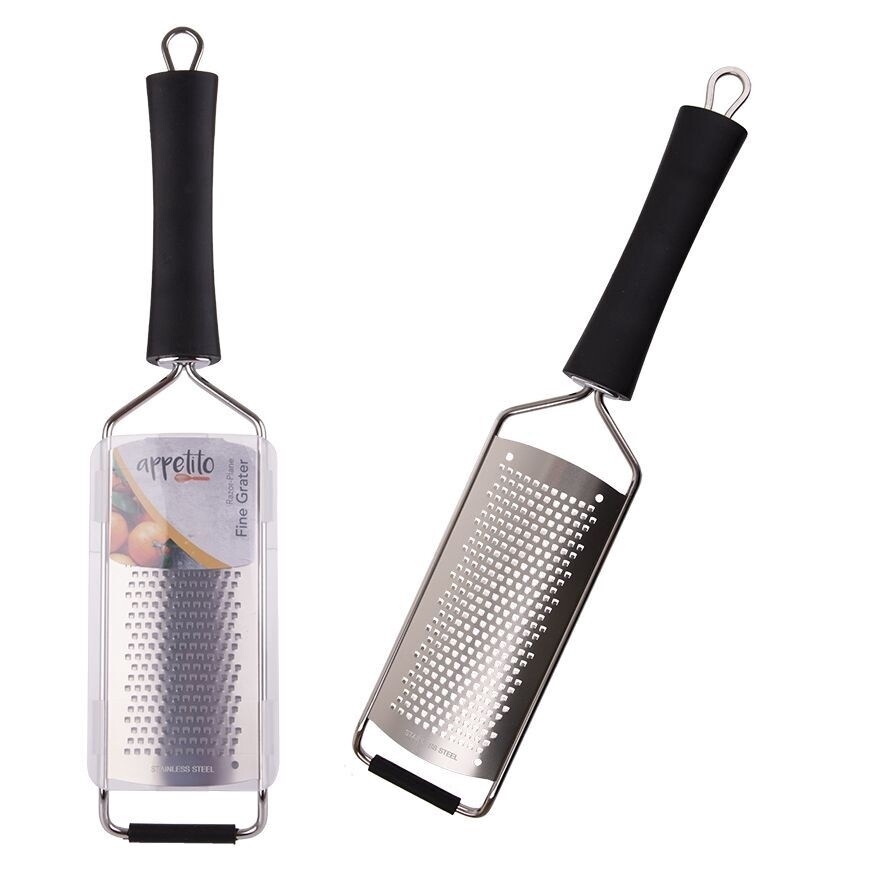 Stainless Steel &quot;Razor-Plane&quot; Wide Grater - Fine