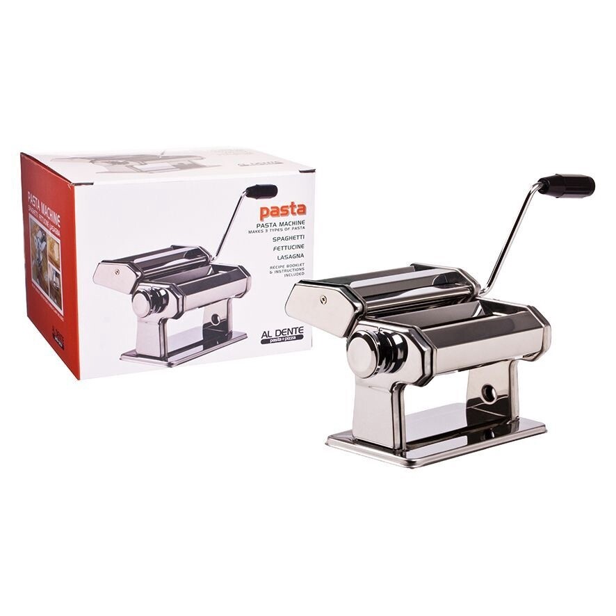 Pasta Machine W/ Detachable Cutters 150Mm - Chrome
