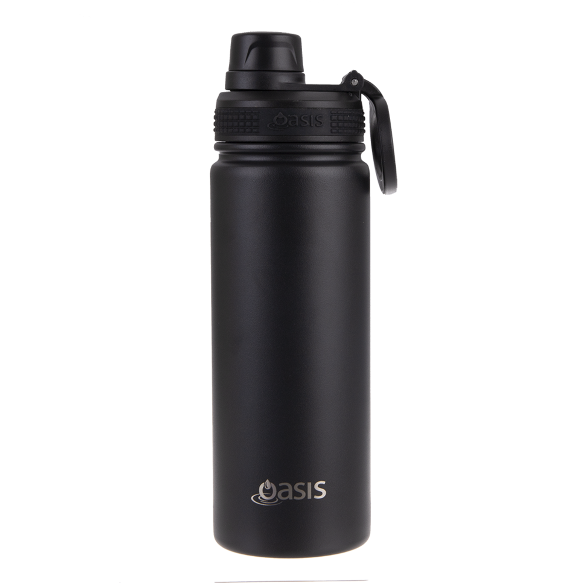 S/S Double Wall Insulated Drink Bottle - 550ML, Color: Black