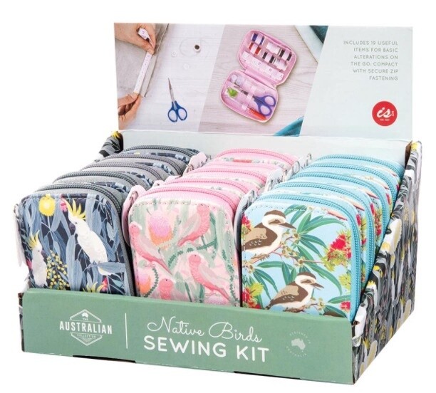 Aus Collection Sewing Kit - Birds (3Asst/15Disp)