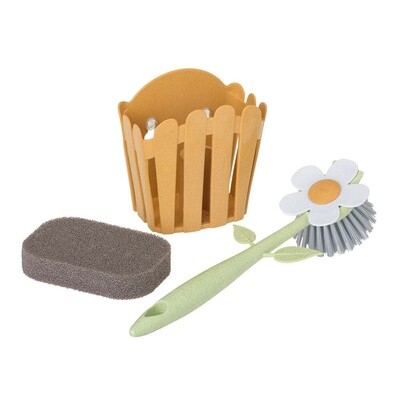 Vigar Florganic Orange 3 Pc Sink Caddy Set - Orange
