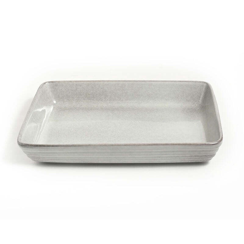 Classica Lunde Rectangle Baker 36X26X7Cm - Reactive Grey