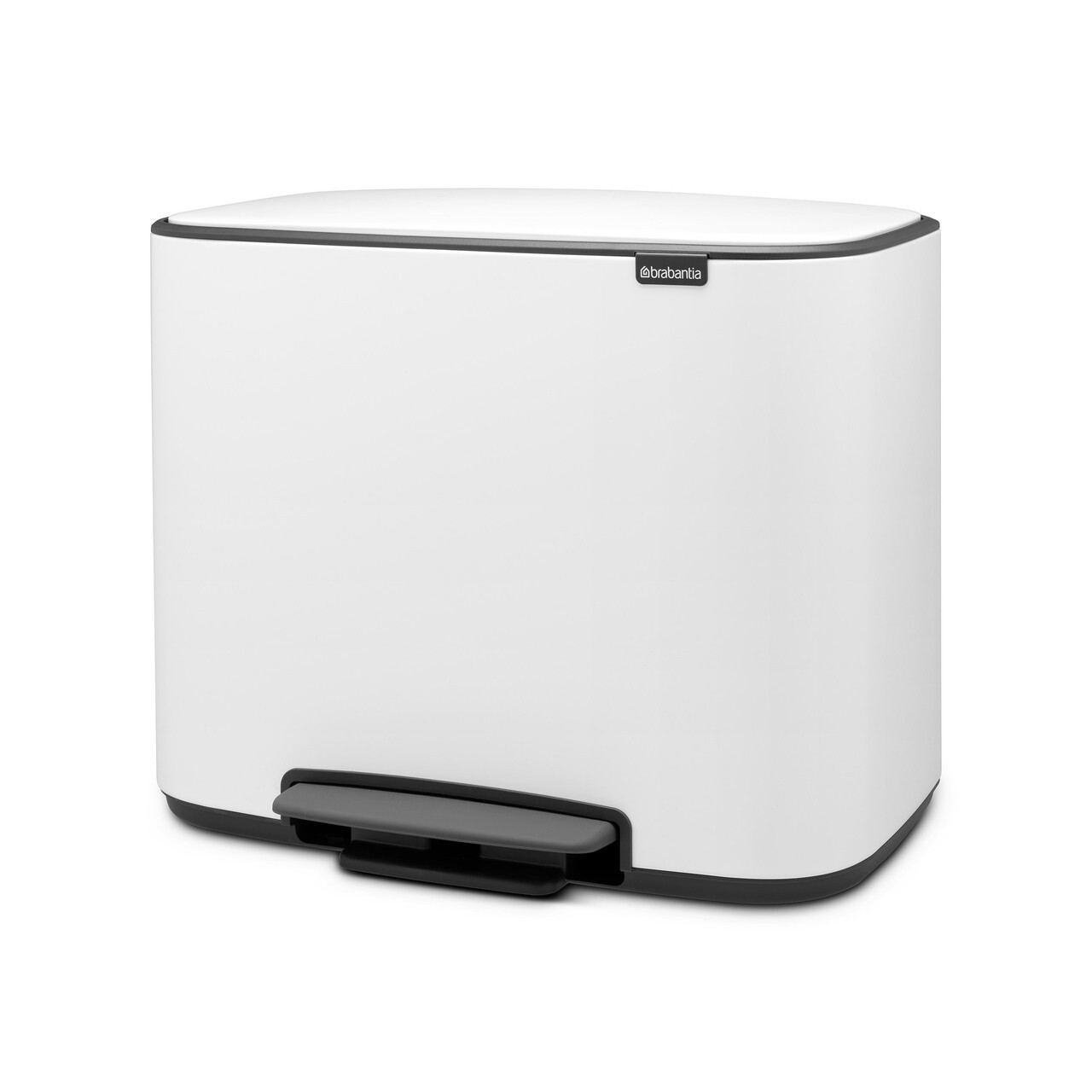 Bo Pedal Bin 11/23L, Color: White