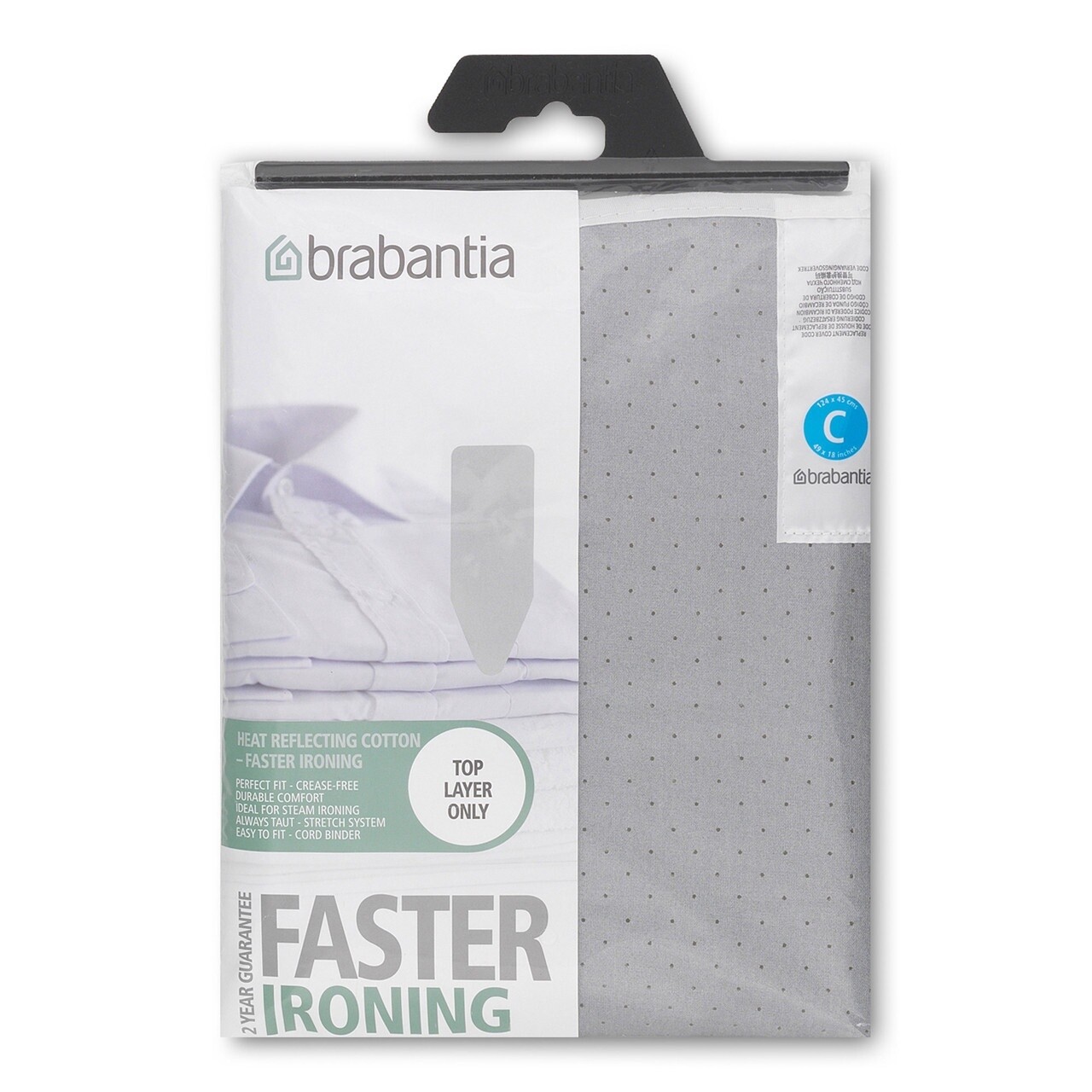 Replacement Cover 124 X 45Cm (C) Ecru, 2Mm Foam Underlay