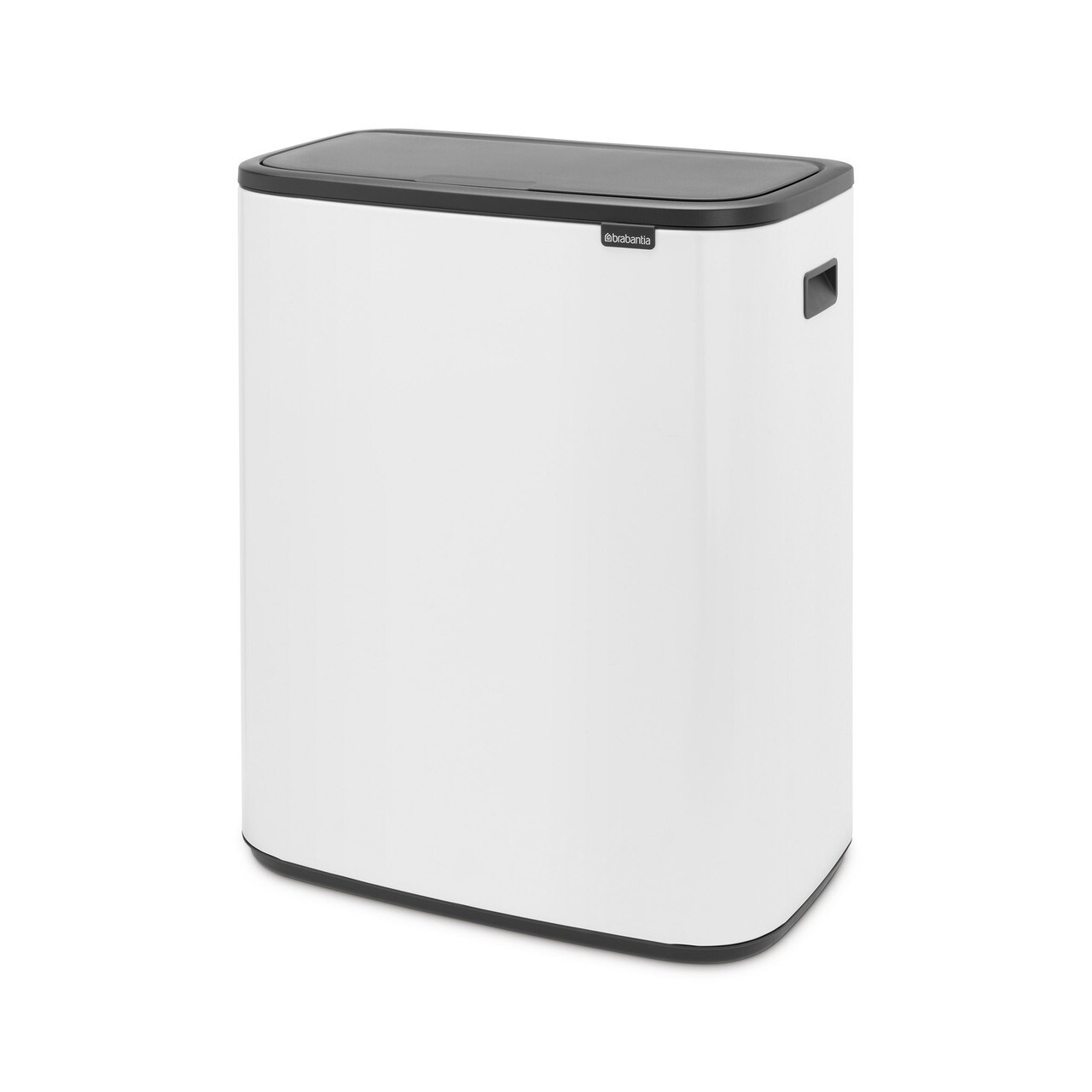 Bo Touch Bin 2 X 30L, Color: White