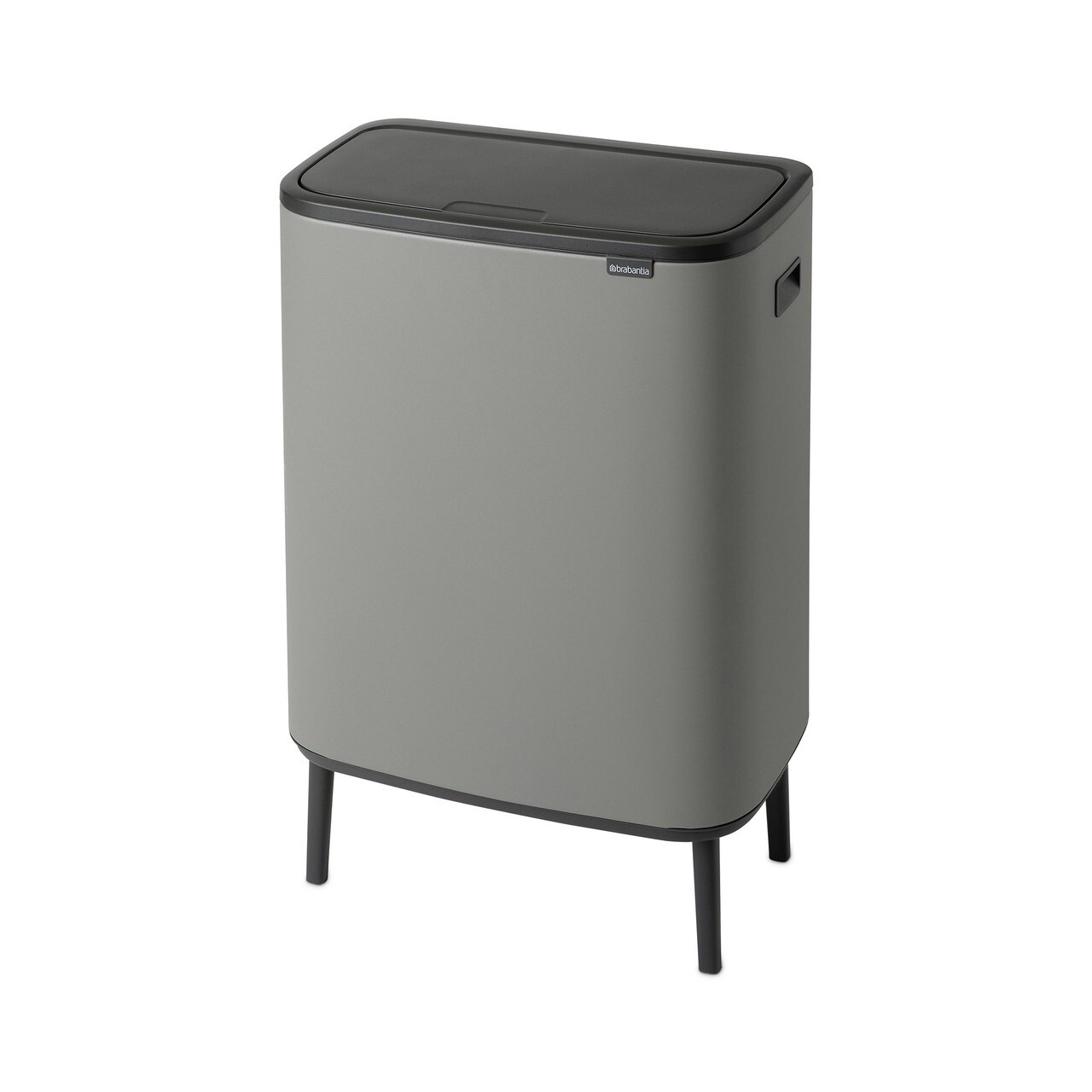 Bo Touch Bin Hi  60L - Mineral Concrete Grey