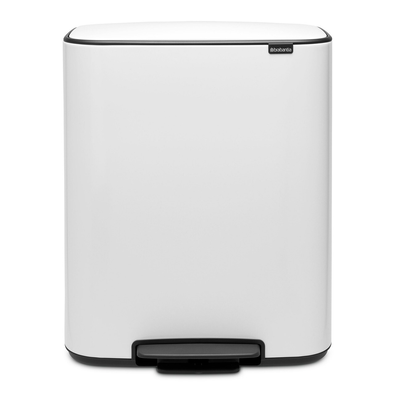 Bo Pedal Bin 60L, Color: White