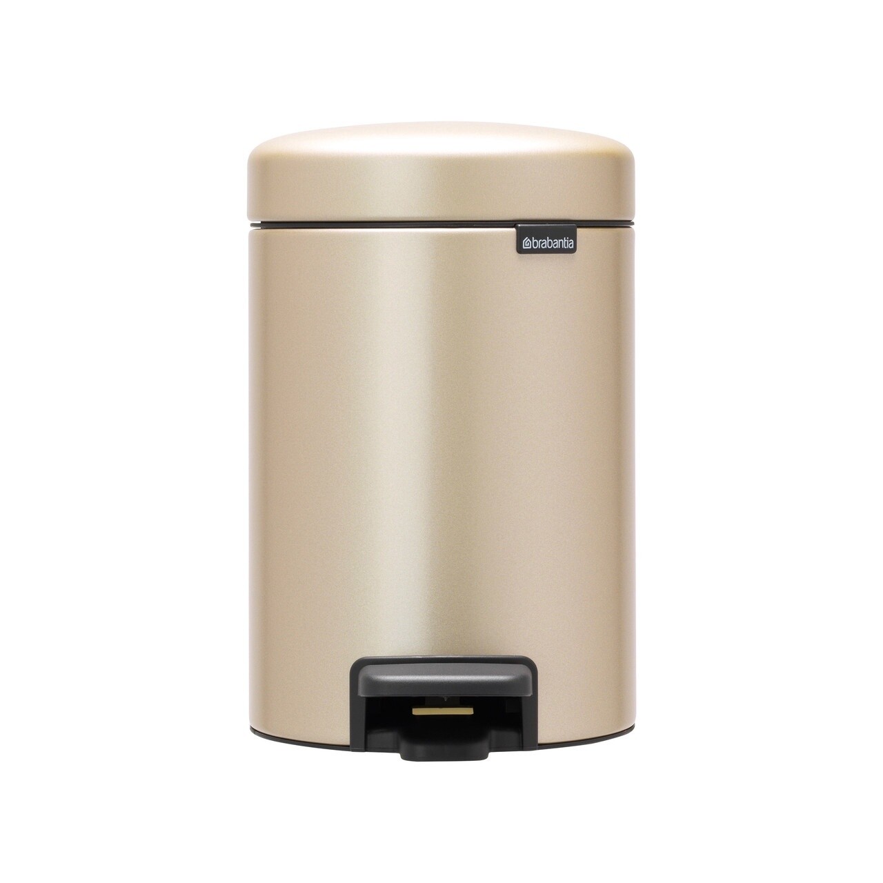 Brabantia Pedal Bin Newicon 3L, Color: Metallic Gold