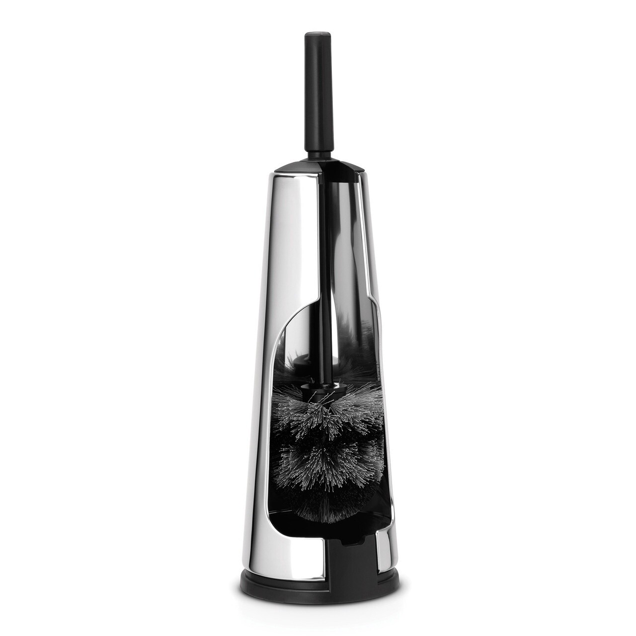 Toilet Brush &amp; Holder - Brilliant Steel