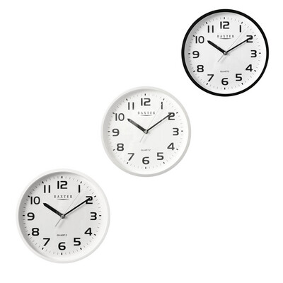 Adams Wall Clock Arabic Numerals - 25cm(3 Colors)