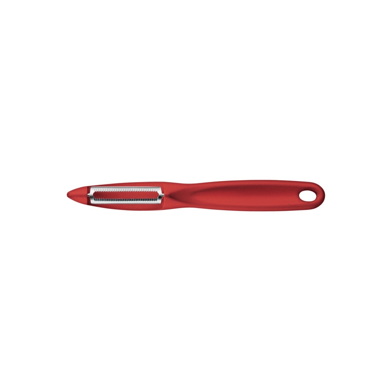 Universal Peeler Serrated Double Edge, Color: Red
