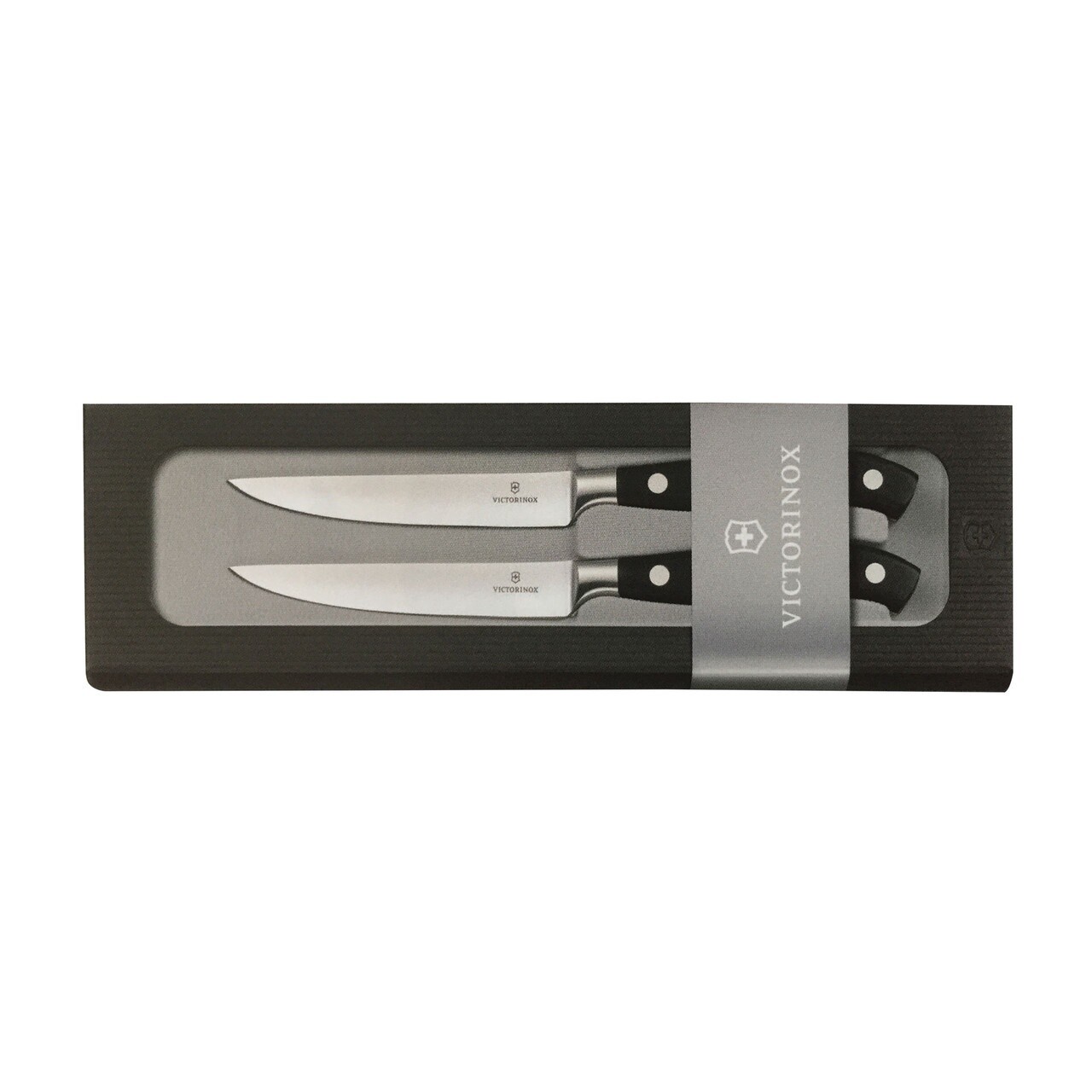 Grand Maitre Steak Knife Set, 2 Pieces(2 Styles), Style: Straight Edge