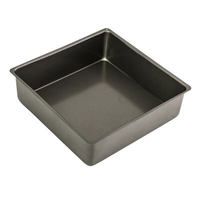 Loose Base Square Deep Cake Pan 25 x 25 x 8cm - Non-Stick