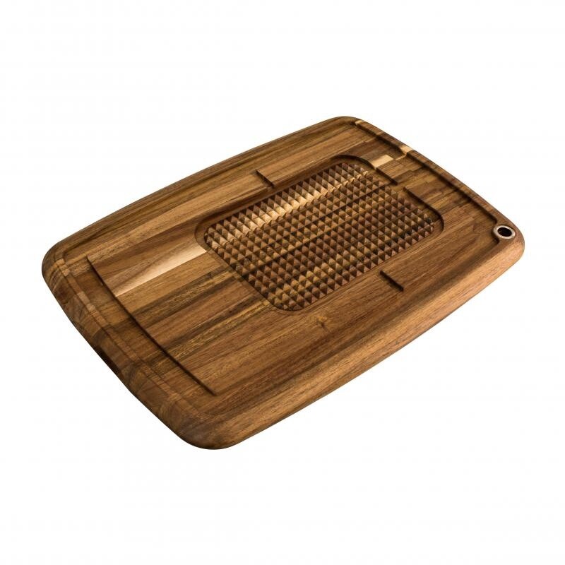 Acacia Wood Long Grain Reversible Carving Board