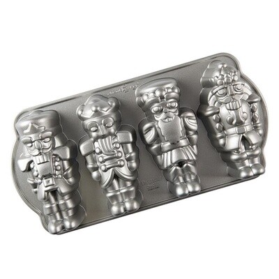 Nutcracker Sweets Cakelet Pan - Sparkling Silver