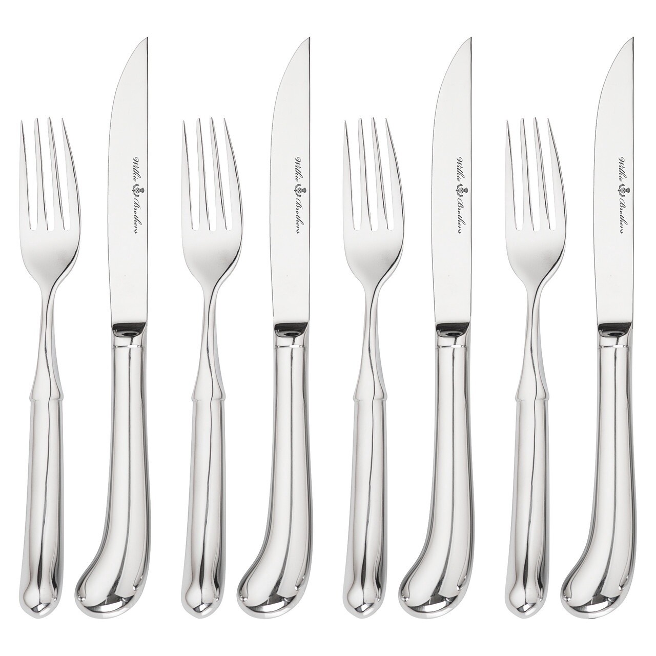 Pistol 8P Stirling Knife &amp; Fork Set