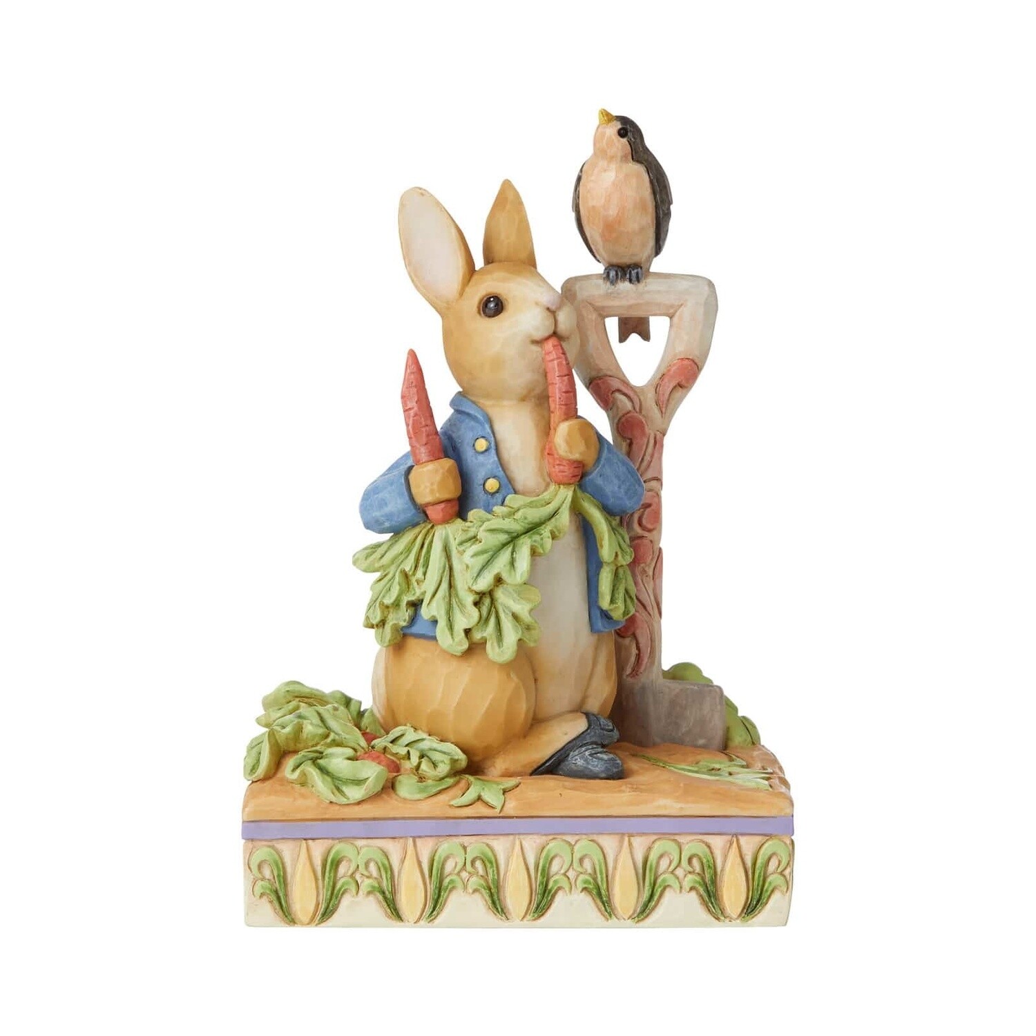 Beatrix Potter By Jim Shore - 14.5cm/5.7&quot; Peter Rabbit Eating Radishes
