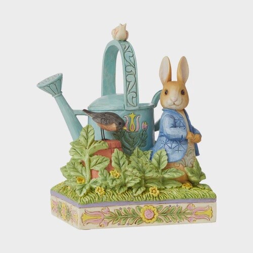 Beatrix Potter By Jim Shore - 15Cm/6&quot; Peter Rabbit With Watering Can