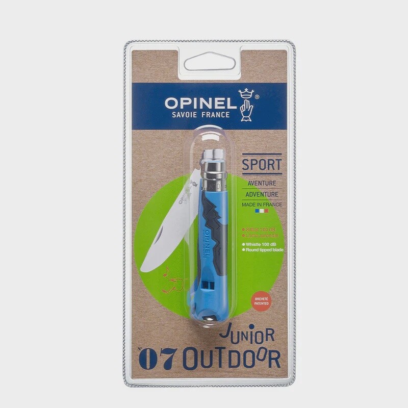 Outdoor Junior #07 Stainless Steel Blue 7.5cm Blister Pack