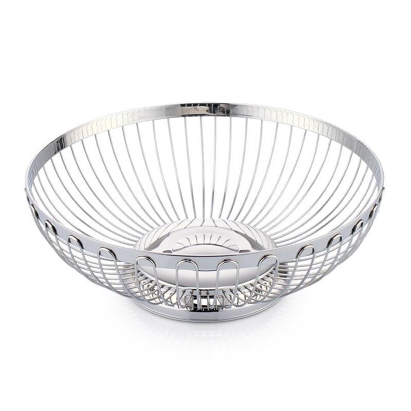 Stainless Steel Round Basket 25Cm