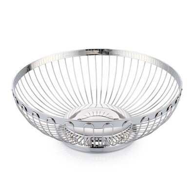 Stainless Steel Round Basket 25Cm