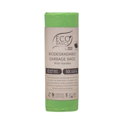 Biodegradable Garbage Bin Bags 50L - 10Bags/Roll