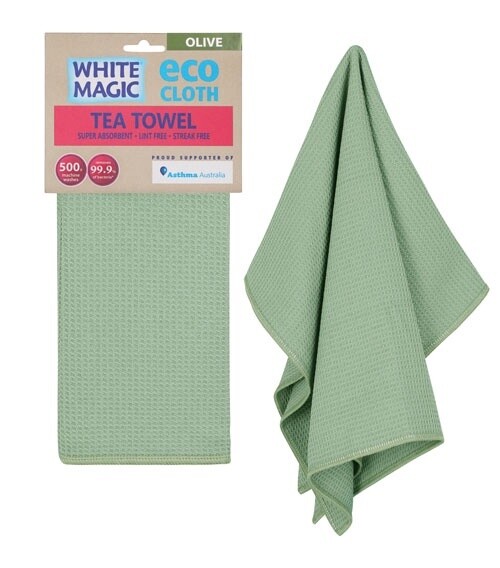 Tea Towel Single - Olive