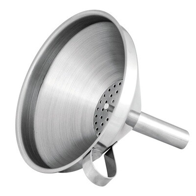 12cm Funnel With Filter - Stainless Steel