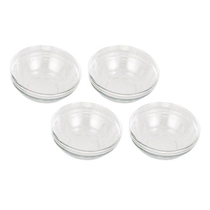 Glass Pinch Bowls 9cm Set of 4