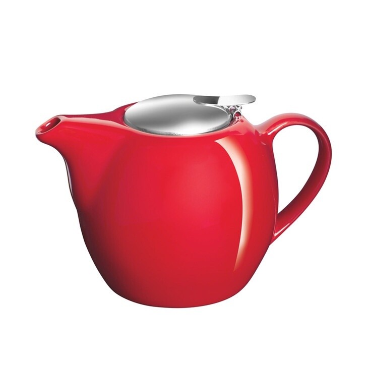 Camelia Teapot 750ml Fire Engine Red