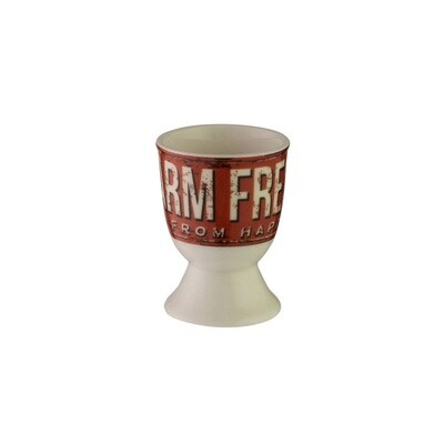 Egg Cup - Vintage Farm Fresh Eggs
