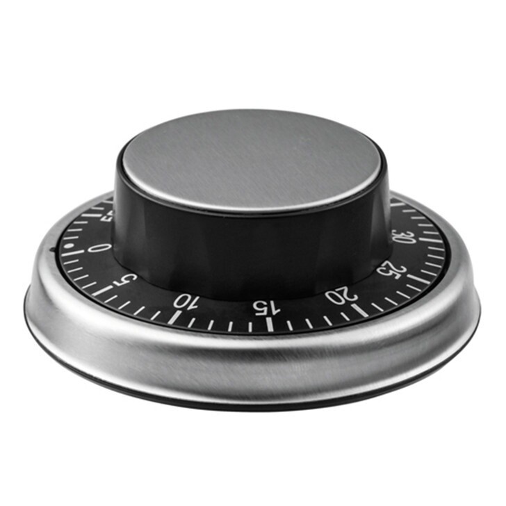 Mechanical Kitchen Timer-White