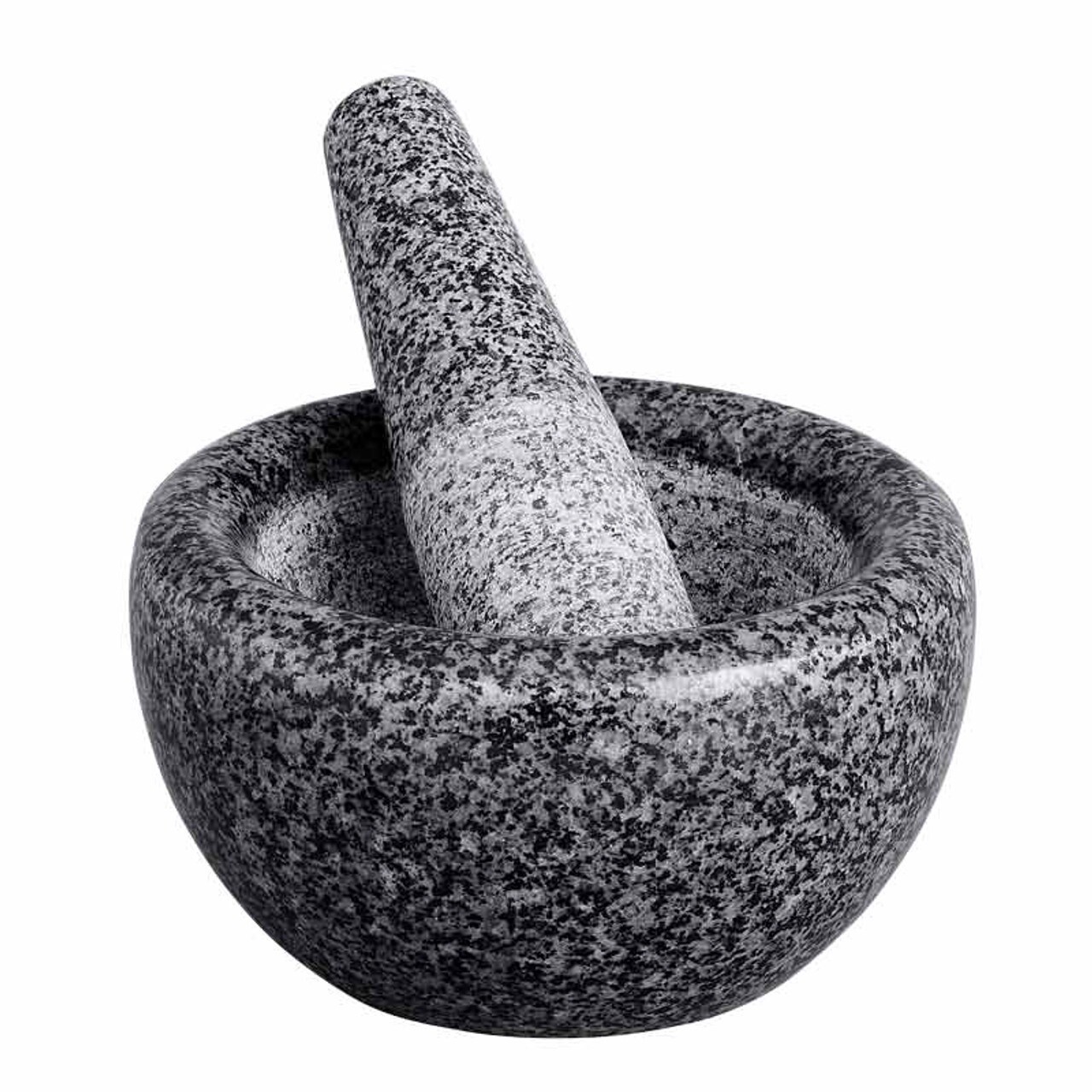 18cm Black Speckled Mortar/Pestle