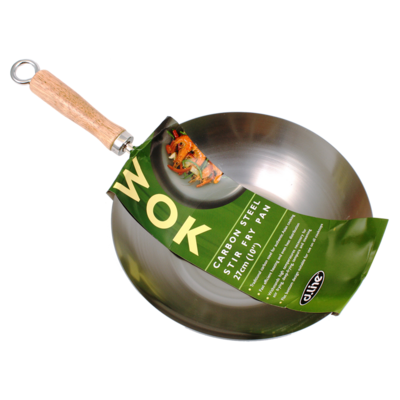 Carbon Steel Stir Fry Pan / Wok - 27cm