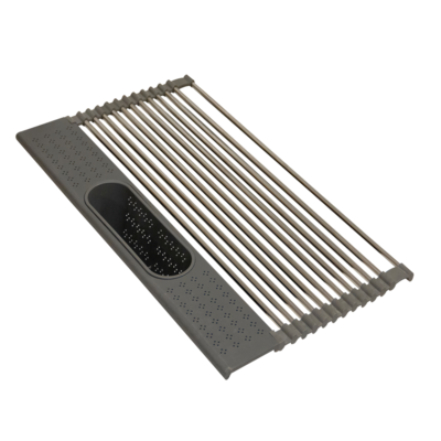 Roll-Up Sink Drying Rack 51 X 29cm With Cutlery Caddy