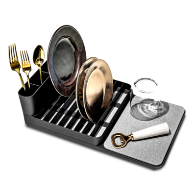 Drying Stone Dish Rack 37.4 X 22.2 X 9.7cm