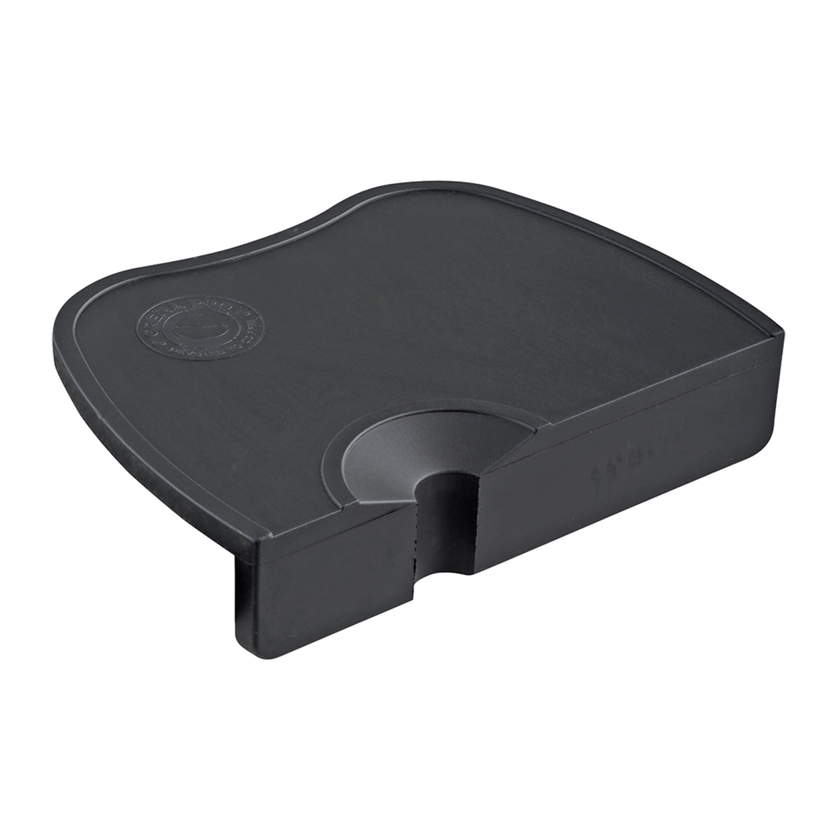 Tamper Mat With Overhang Black